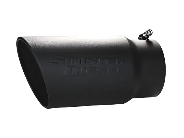Sinister Diesel Universal Black Ceramic Coated Stainless Steel Exhaust Tip (5in to 6in)