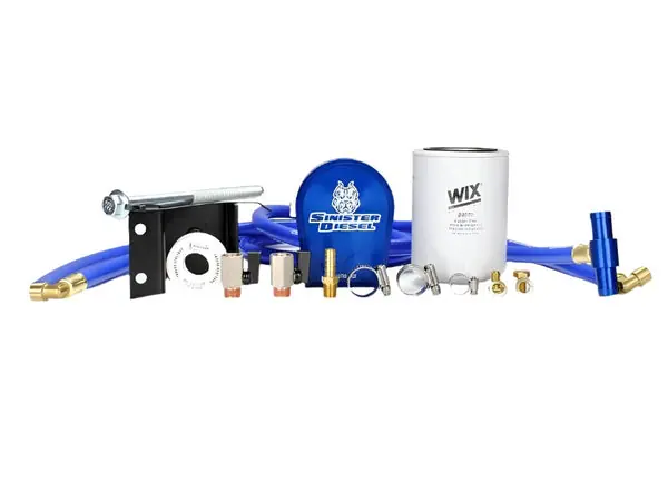 Sinister Diesel 03-07 Dodge 5.9L Cummins Coolant Filtration System w/ Wix Filter