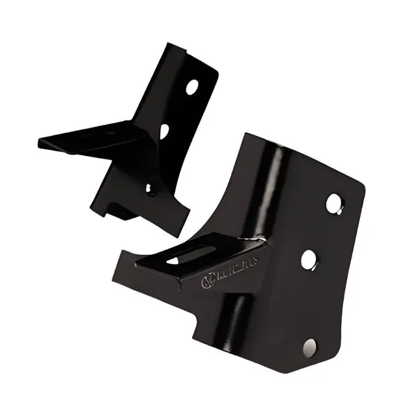 KC HiLiTES 97-06 Jeep TJ A-Pillar Windshield Hinge Light Mount Bracket Set (Pair) - Black