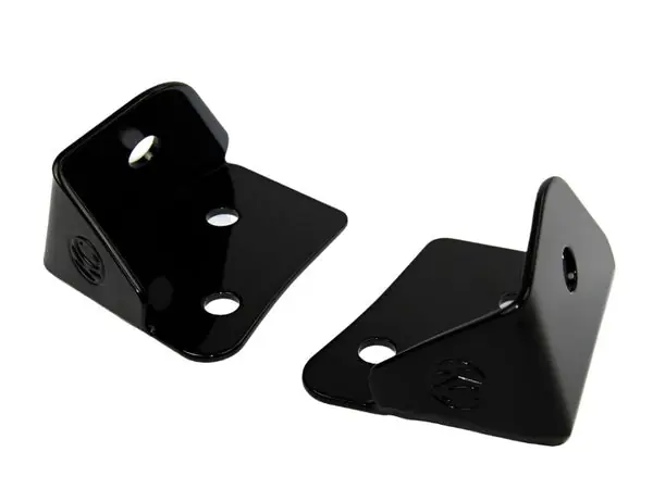 KC HiLiTES 07-18 Jeep JK A-Pillar Windshield Light Mount Bracket Set (Pair) - Black