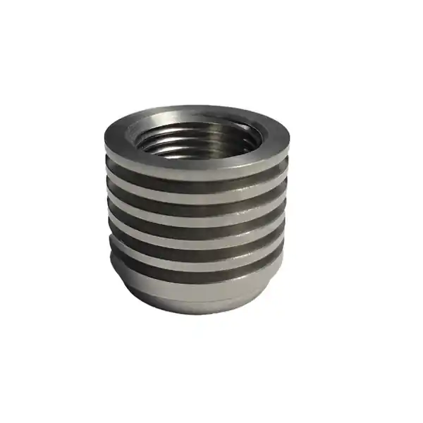 Ticon Industries Titanium O2 Sensor Bung w/ Built In Heat Sink (M18x1.5)
