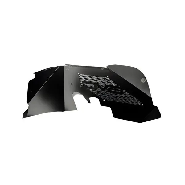 DV8 Offroad 07-18 Jeep Wrangler JK Front Aluminum Inner Fender - Black