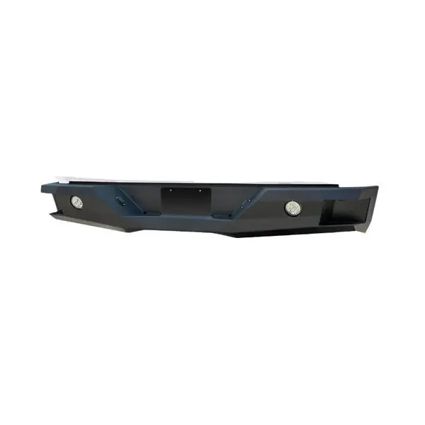 DV8 Offroad 07-13 Toyota Tundra Rear Bumper Winch Ready - Black Powdercoat