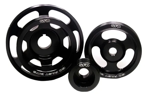 GFB 08+ WRX/STi / 09+ Forester / 03-09 LGT 3 pc Underdrive/Non-Underdrive Pulley Kit