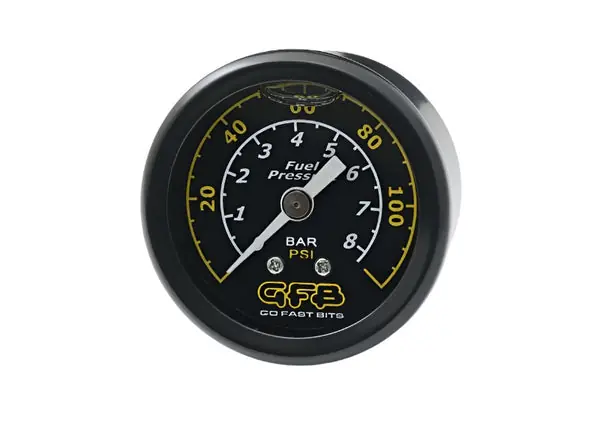 GFB Fuel Pressure Gauge (Suits 8050/8060) 40mm 1-1/2in 1/8MPT Thread 0-120PSI