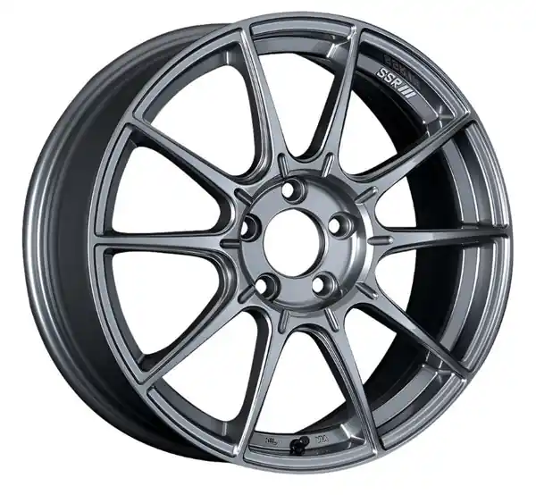 SSR GTX01 17x9 5x100 38mm Offset Dark Silver Wheel