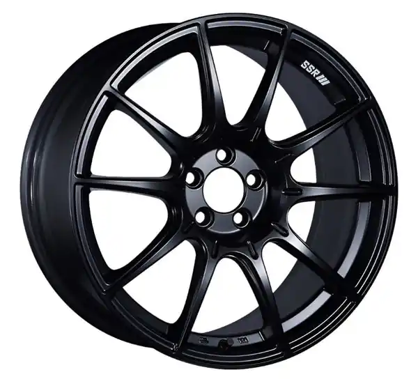 SSR GTX01 17x9 5x100 38mm Offset Flat Black Wheel