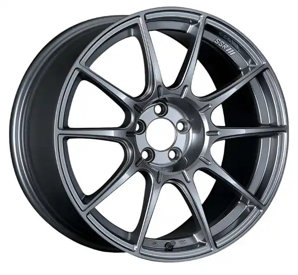 SSR GTX01 17x9 5x114.3 38mm Offset Dark Silver Wheel