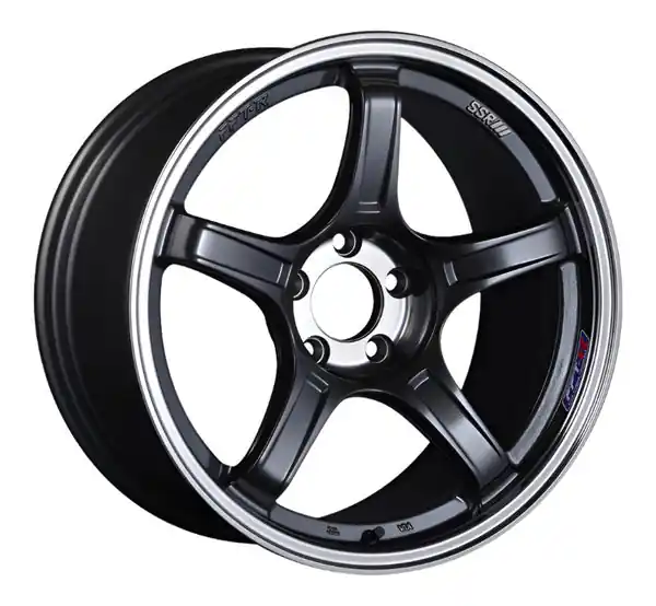 SSR GTX03 18x9.5 5x100 38mm Offset Black Graphite Wheel