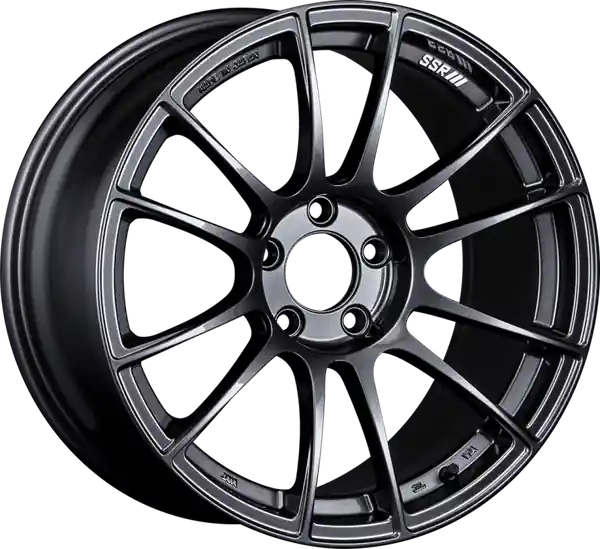 SSR GTX04 18x9.5 5x114.3 22mm Offset Dark Gunmetal Wheel