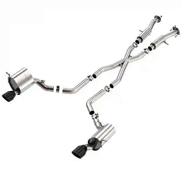 Borla ATAK Cat-Back Exhaust System 2015-2021 Jeep Grand Cherokee SRT 6.4L - Ceramic Black Tips