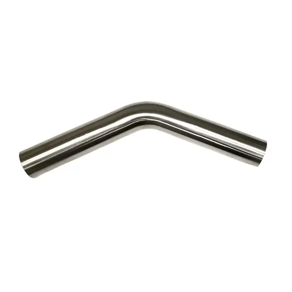 Stainless Bros 1.75in Diameter 1.5D / 2.62.0in CLR 45 Degree Bend 6.5in leg/6.5in leg Mandrel Bend