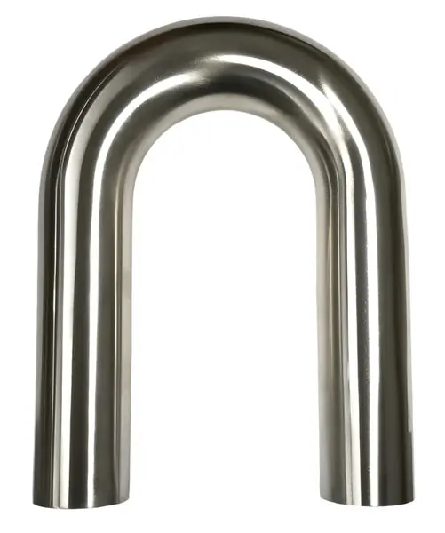 Stainless Bros 2.0in Diameter 1.5D / 3in CLR 180 Degree Bend 6in Leg / 6in Leg Mandrel Bend