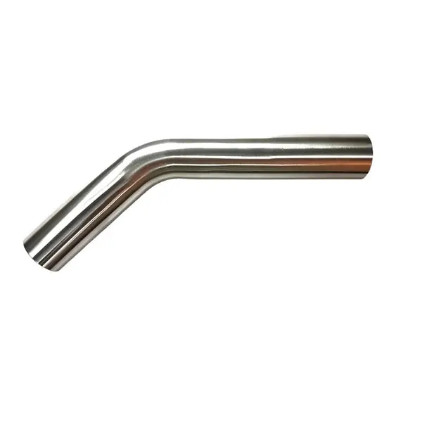 Stainless Bros 2.50in Diameter 1.5D / 3.75in CLR 45 Degree Bend 5in leg/8in leg Mandrel Bend
