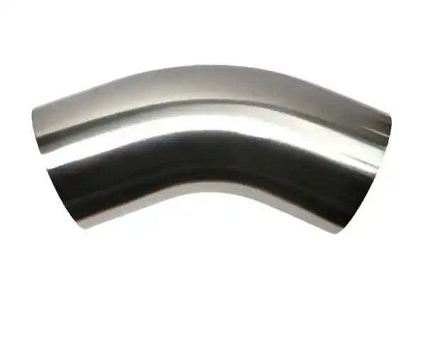 Stainless Bros 4in Diameter 1.5D / 6in CLR 45 Degree Bend Leg Mandrel Bend