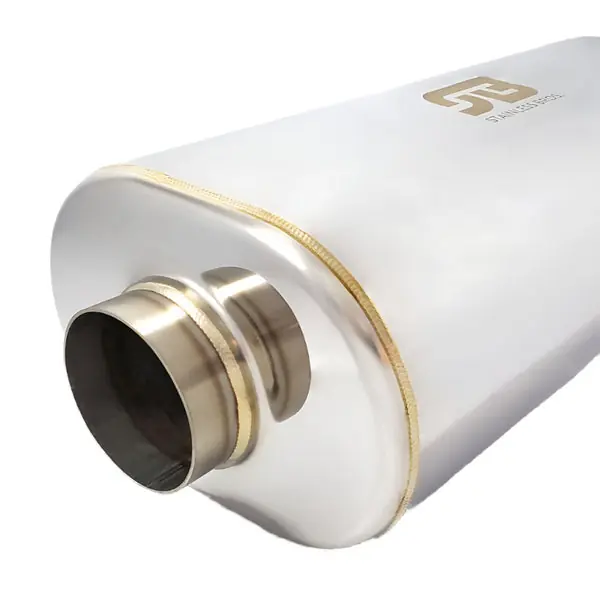 Stainless Bros 3.0in x 12.0in OAL SS304 Muffler - Polished