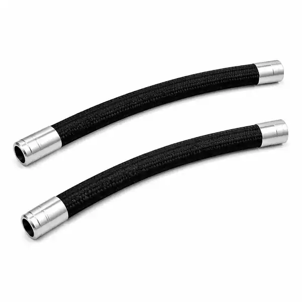 Billet Technology Catch Can Black Braided Line Kit 5.7L