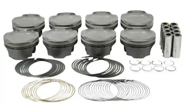 Mahle MS Piston Set Ford Focus ST Ecoboost 2.0L 88mm Bore 83mm Stroke 156mm Rod -7cc 9.3 CR Set of 4