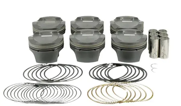 Mahle MS BMW N54 B30 3.0L 84.50mm x 31.7mm CH 17.2cc 314g 10.3CR Pistons (Set of 6)
