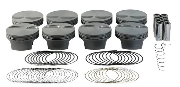 Mahle MS Piston Set GM LS 428ci 4.130in Bore 4in Stk 6.067in Rod .927 Pin -3cc 12.2 CR Set of 8