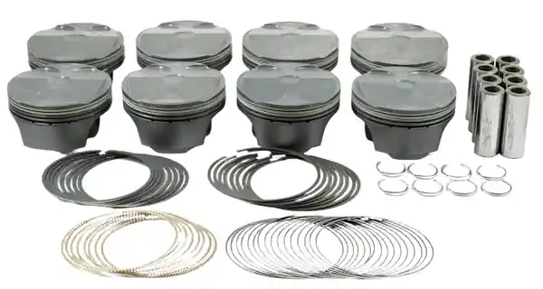 Mahle MS Piston Set Gen 3 Coyote 308ci 3.662in Bore 3.65in Stroke 5.933in Rod .866 Pin 8.4cc 12 CR