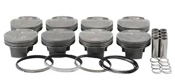 Mahle MS Piston Set of 8 Ford 5.2L Voodoo 315cid 3.710in Bore 3.661 Stk 5.9 Rod .827 Pin 7.8cc 12CR