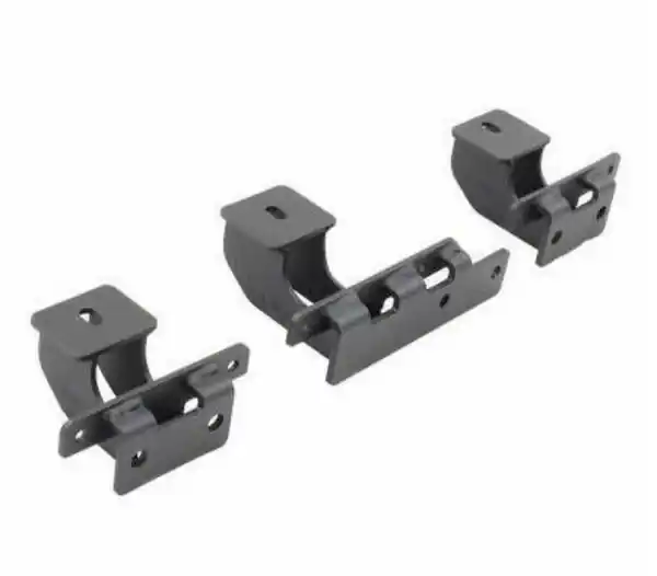 Go Rhino 2021+ Ford Bronco Brackets for Dominator Extreme Side Steps Textured Black