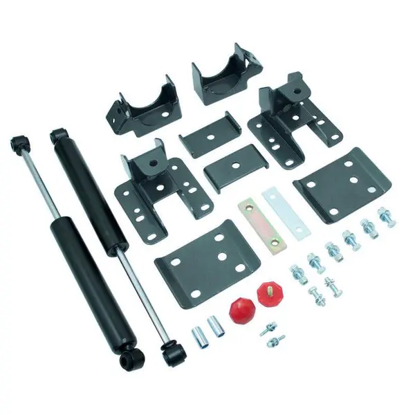 MaxTrac 07-16 GM C/K1500 2WD/4WD 5-6in Rear Adj. Lowering Flip Kit