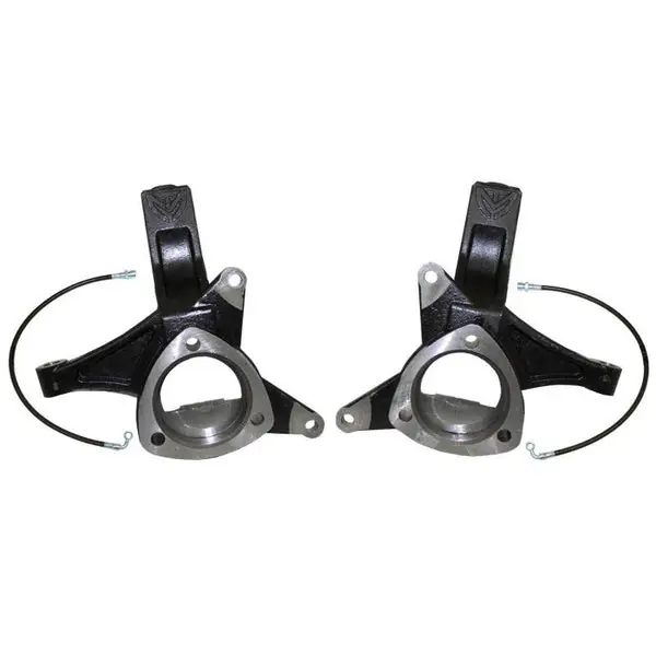 MaxTrac 07-16 GM C1500 2WD 4.5in Front Lift Spindles w/Extended DOT Compliant Brake Lines