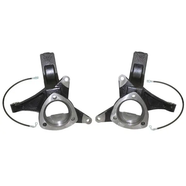 MaxTrac 16-18 GM C1500 2WD 5in Front Lift Spindles w/Extended DOT Compliant Brake Lines
