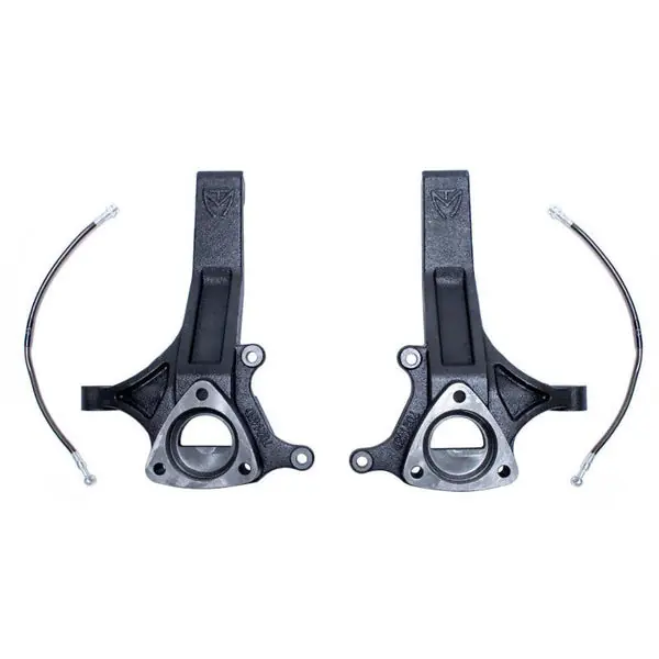 MaxTrac 02-18 Dodge RAM 1500 2WD 4.5in Front Lift Spindles w/Extended DOT Compliant Brake Lines