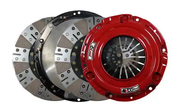 McLeod RST Twin Disc Clutch Kit 18-19 Ford Mustang GT 1 x 23 Spline 0 Bal w/164T 8 Bolt AL Flywheel