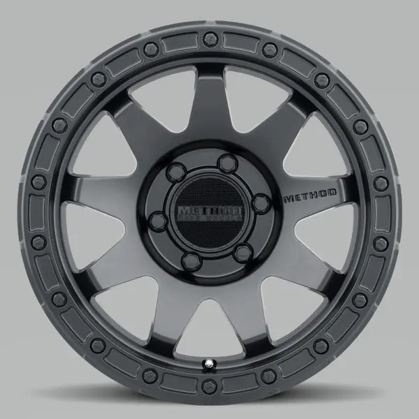 Method MR317 18x9 +18mm Offset 6x5.5 106.25mm CB Matte Black Wheel