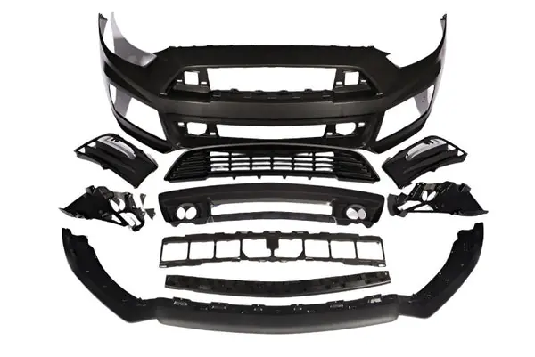 Roush 2015-2017 Ford Mustang Complete Unpainted Front Fascia Kit (w/o Collision Detection & ACC)