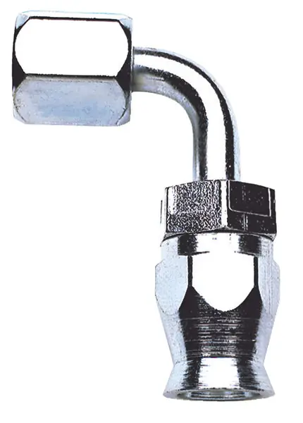 Russell Performance -6 AN Endura Pwerflex Power Steering 90 Degree Hose Ends