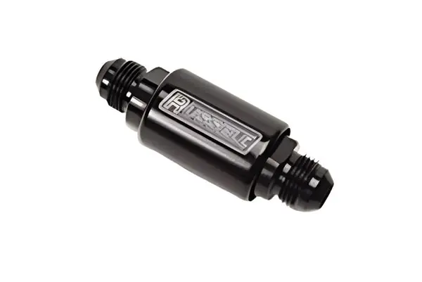 Russell Performance Black Anodized (3-1/4in Length 1-1/4in dia. -8 male inlet/outlet)
