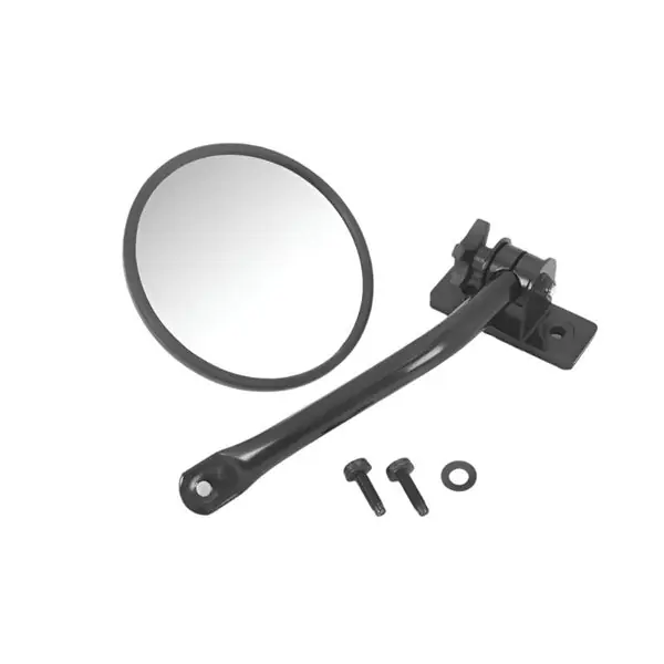 Rugged Ridge 97-18 Jeep Wrangler Black Round Quick Release Mirror
