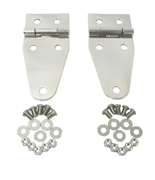 Rugged Ridge 76-95 Jeep CJ / Jeep Wrangler Stainless Steel Hood Hinges