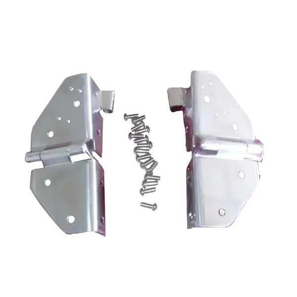 Rugged Ridge 76-95 Jeep CJ / Jeep Wrangler Stainless Steel Windshield Hinges