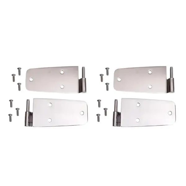 Rugged Ridge 76-93 Jeep CJ / Jeep Wrangler Stainless Door Hinge Kit