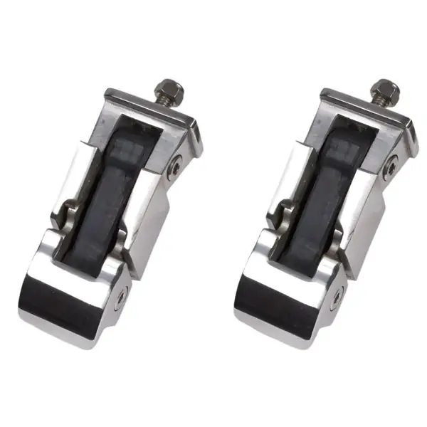 Rugged Ridge 97-06 Jeep Wrangler TJ Stainless Steel Hood Catch Set