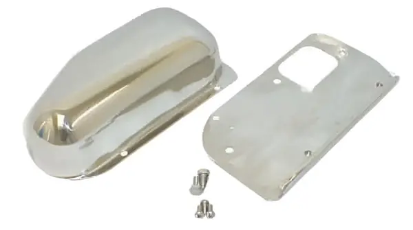 Rugged Ridge 76-86 Jeep CJ Stainless Steel Wiper Motor Cover Kit