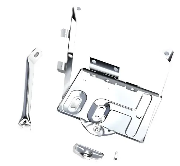 Rugged Ridge 76-86 Jeep CJ Stainless Steel Battery Tray Kit