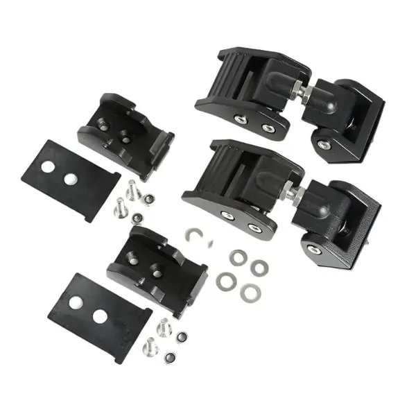 Rugged Ridge 07-18 Jeep Wrangler JK Textured Black Hood Catches