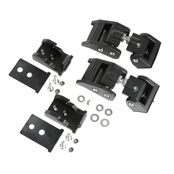 Rugged Ridge 2018-20 Jeep Wrangler JL / 2020 Jeep Gladiator JT Black Hood Catch