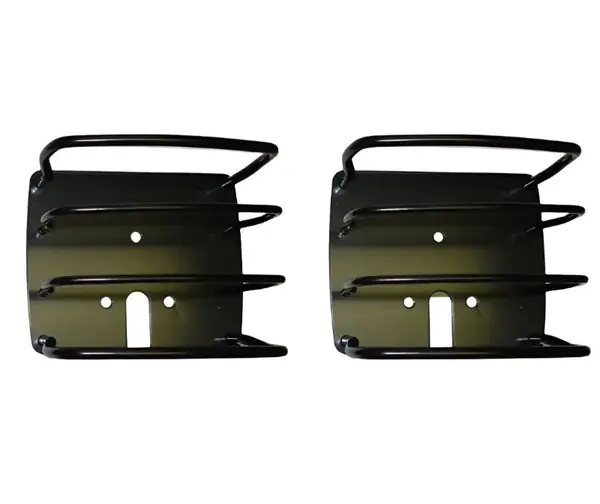Rugged Ridge 76-06 Jeep CJ / Jeep Wrangler Black Euro Tail Light Guards