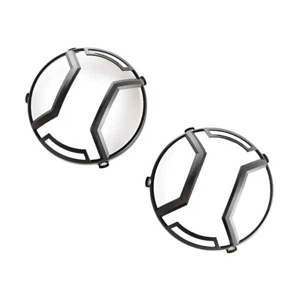 Rugged Ridge 07-18 Jeep Wrangler JK/JKU Textured Black Elite Headlight Euro Guards