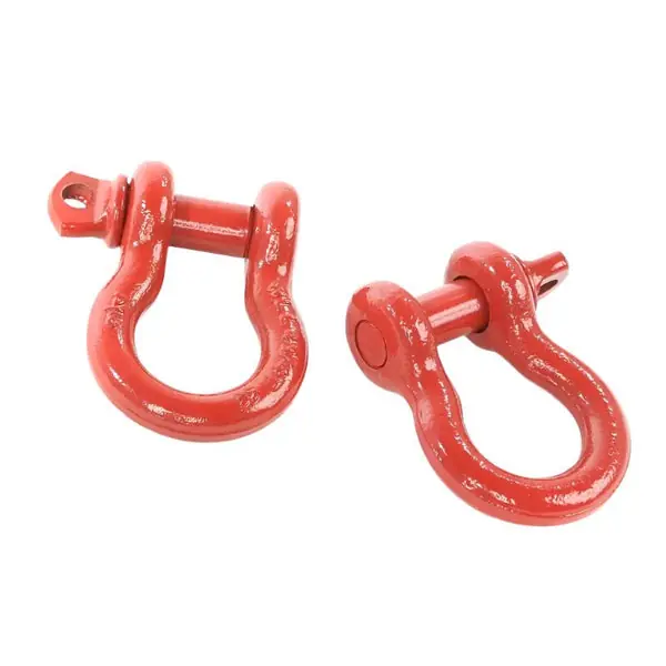 Rugged Ridge Red 3/4in D-Shackles