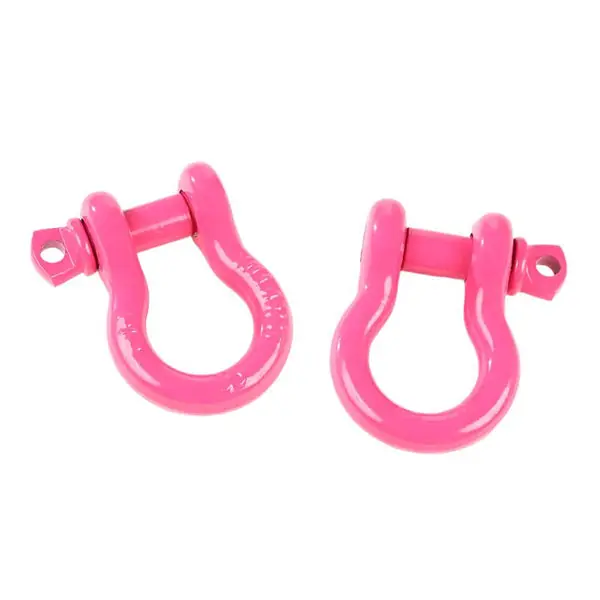Rugged Ridge Pink 3/4in D-Ring Shackles
