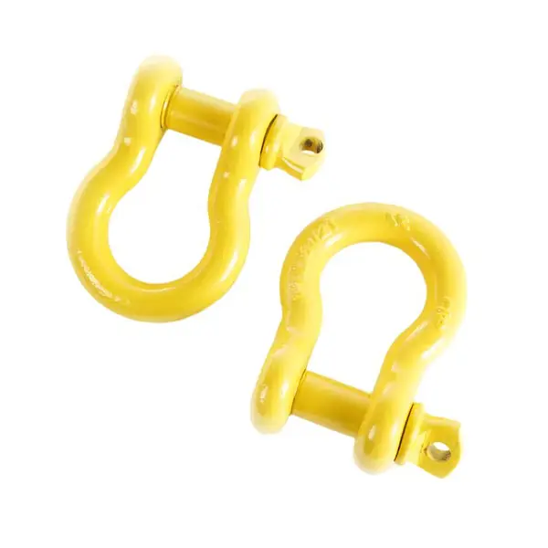 Rugged Ridge Yellow 7/8in D-Rings